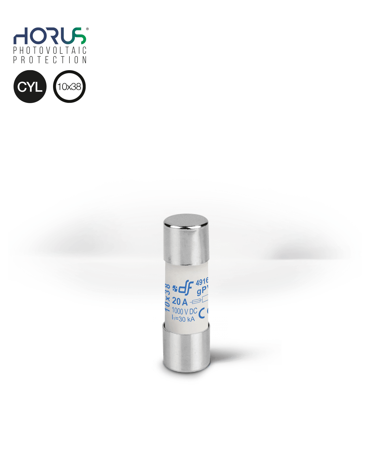 10x38 Cylindrical gPV Fuse Link