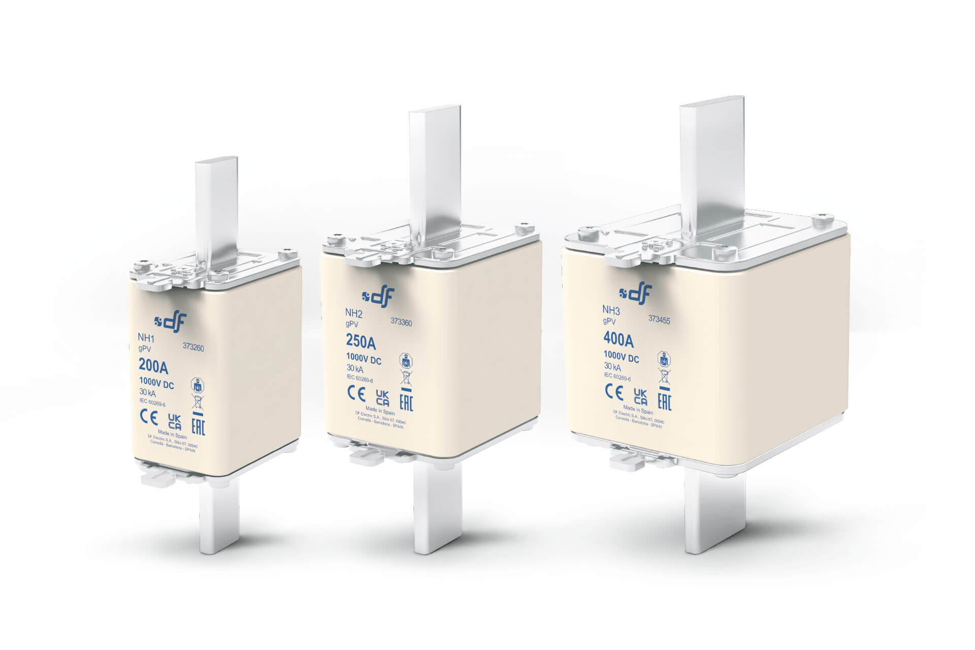 gPV NH fuse links 1000V DC