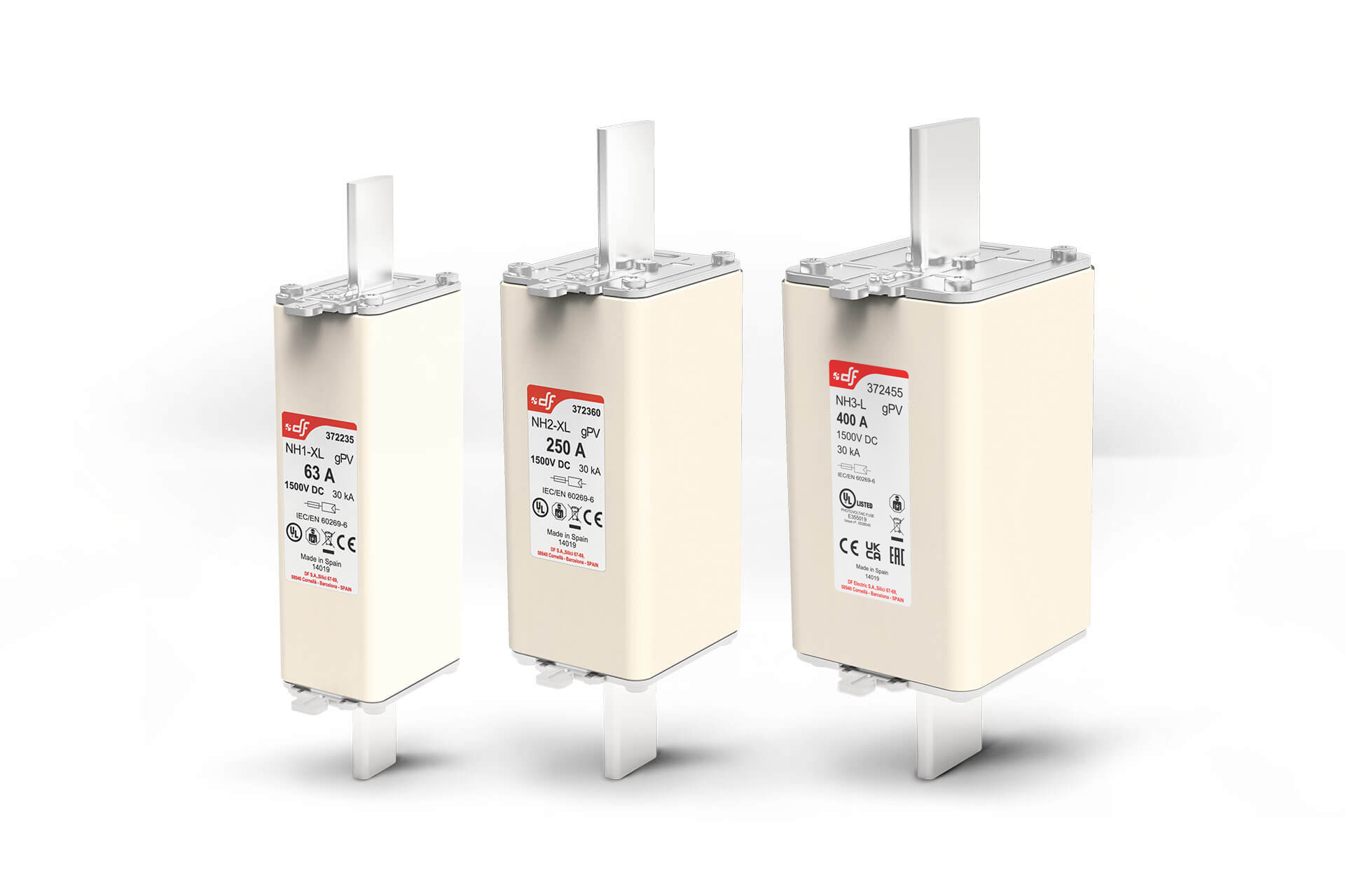 gPV NH XL fuse links 1500V DC