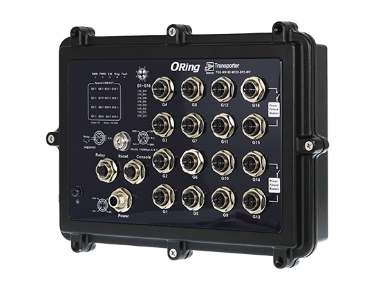 TGS-W9160-M12X-BP2-WV-IP54 – EN50155 Managed Gigabit Ethernet Switch