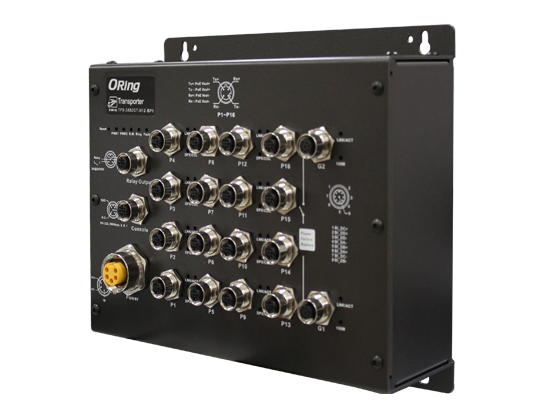 TPS-3882GT-M12-BP1-24V – EN50155 Managed PoE Ethernet Switch