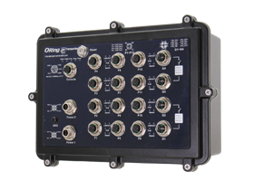 TPS-W9124GT-M12X-BP2-24V-IP54 – EN50155 Managed Waterproof PoE Ethernet Switch