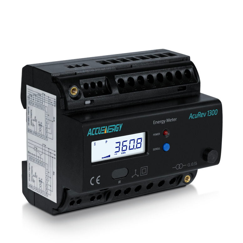 AcuRev 1310 – DIN Rail Power & Energy Meter