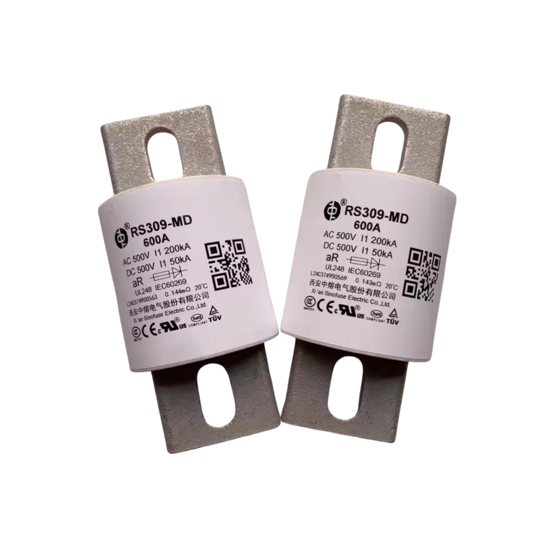 RS309-MD-EV (600–900A) – Cầu chì xe điện DC 500V