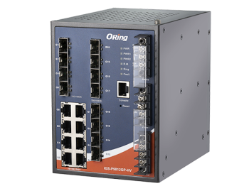 IGS-P9812GP – IEC 62443-4-2 Cyber-Secure Managed Industrial Gigabit Switch