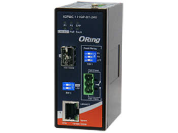 IGPMC-111GP-BT-24V – Bộ chuyển đổi Ethernet–quang công nghiệp có PoE 90W