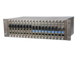 RMC-1000 – 18-Slot Industrial Rack-Mount Ethernet to Fiber Media Converter Chassis