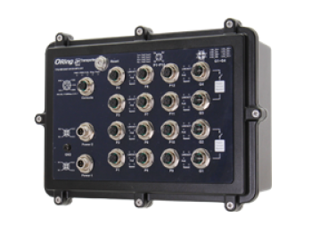 TPS-W9124GT-M12X-BP2-24V-IP54 – EN50155 Managed Waterproof PoE Ethernet Switch