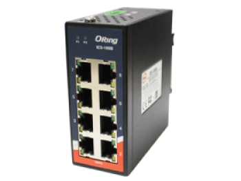 IES-180B – Industrial 8-Port Mini Unmanaged Ethernet Switch