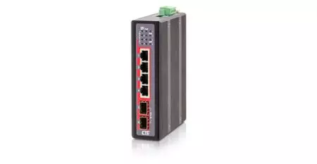 IGS-402CS-4PH – Bộ chuyển mạch công nghiệp PoE+ 4 cổng Gigabit, 2 cổng SFP